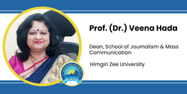 Interview Prof Dr Veena Hada Dean School of Journalism and Mass Communication at Himgiri Zee University